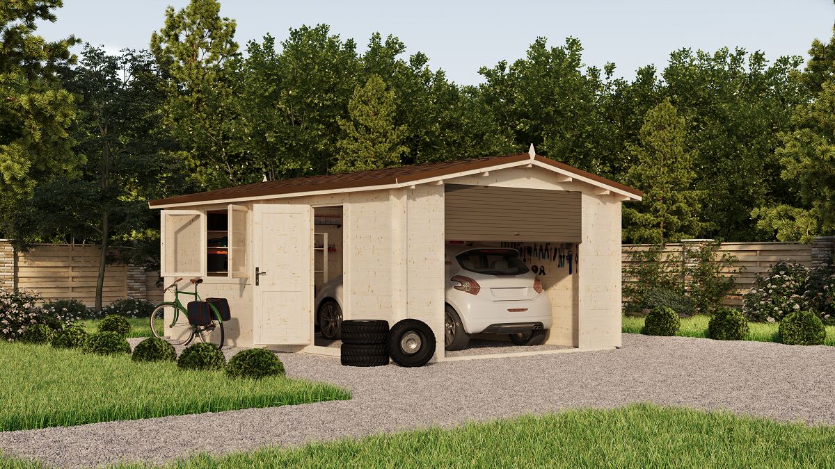 Гараж 21 Комфорт (брус 44 мм) купить в Санкт-Петербурге