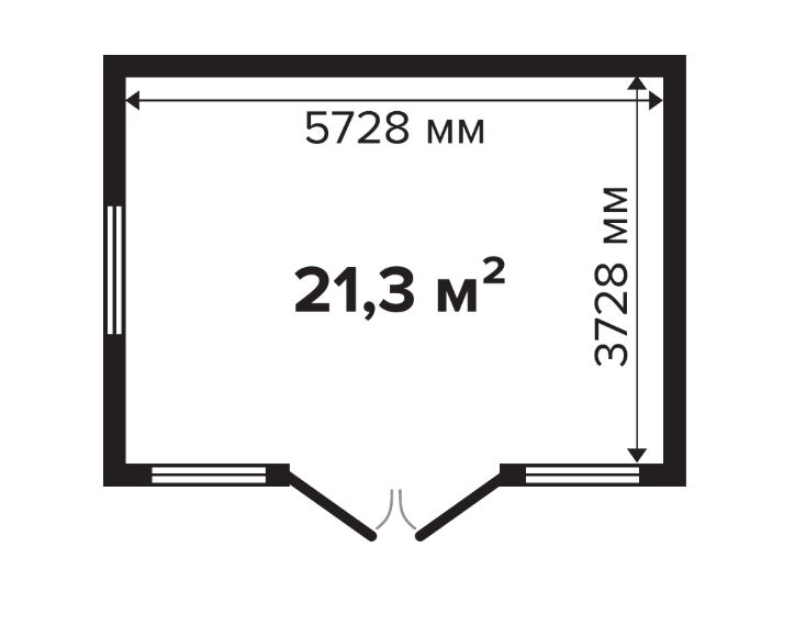 Дом садовый 21 Соло Стандарт (брус 44мм) ТН купить в Санкт-Петербурге