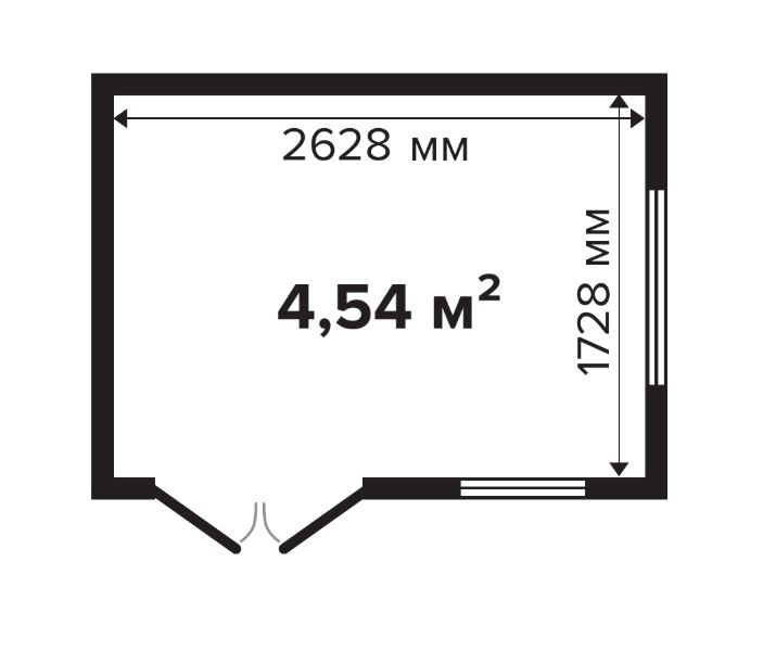 Дом садовый 4 Комфорт (брус 44мм) ТН купить в Санкт-Петербурге