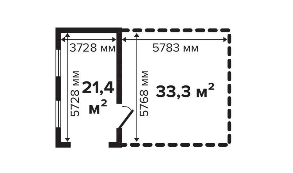 Гараж 52 Дуэт с навесом Стандарт (брус 44 мм) ТН купить в Санкт-Петербурге