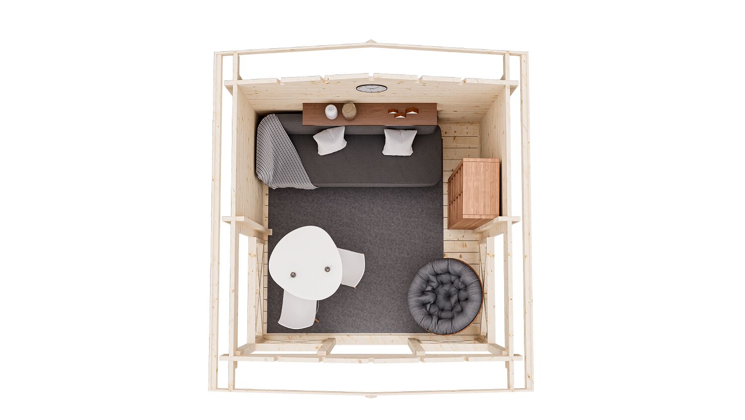 Беседка 7 (брус 44 мм) ТН купить в Санкт-Петербурге