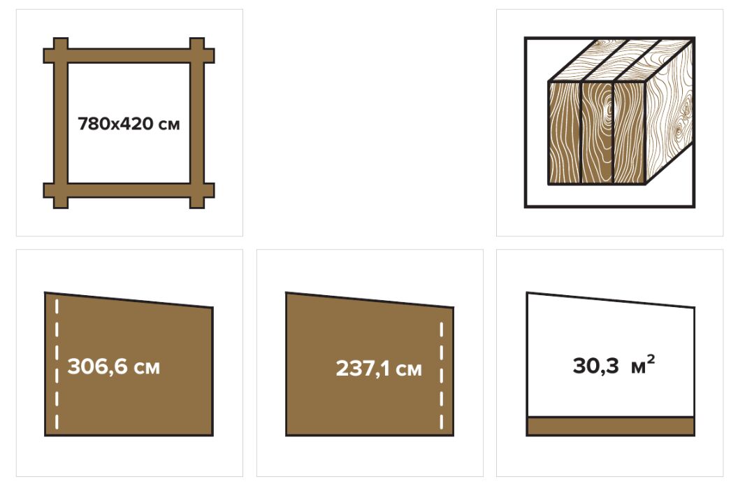 Беседка-пергола 30 (клееный брус) ТН купить в Санкт-Петербурге