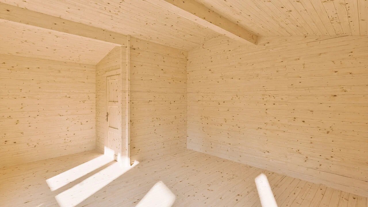 Дом дачный 21 двойной брус Комфорт (брус 44мм) ТН купить в Санкт-Петербурге