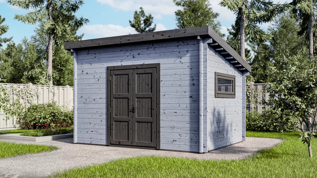 Хозблок 10 односкатный Комфорт (брус 44 мм) ТН купить в Санкт-Петербурге