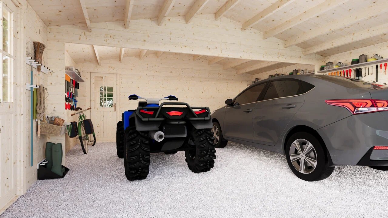 Гараж 49 Комфорт (брус 44 мм) ТН купить в Санкт-Петербурге