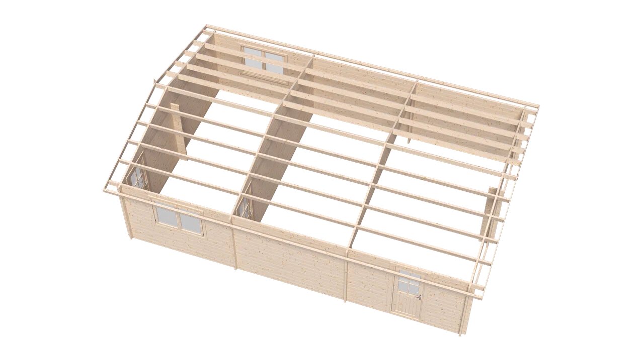 Гараж 49 Стандарт (брус 44 мм) ТН купить в Санкт-Петербурге