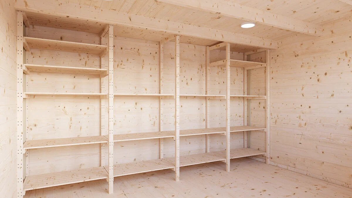 Хозблок 10 односкатный Комфорт (брус 44 мм) ТН купить в Санкт-Петербурге