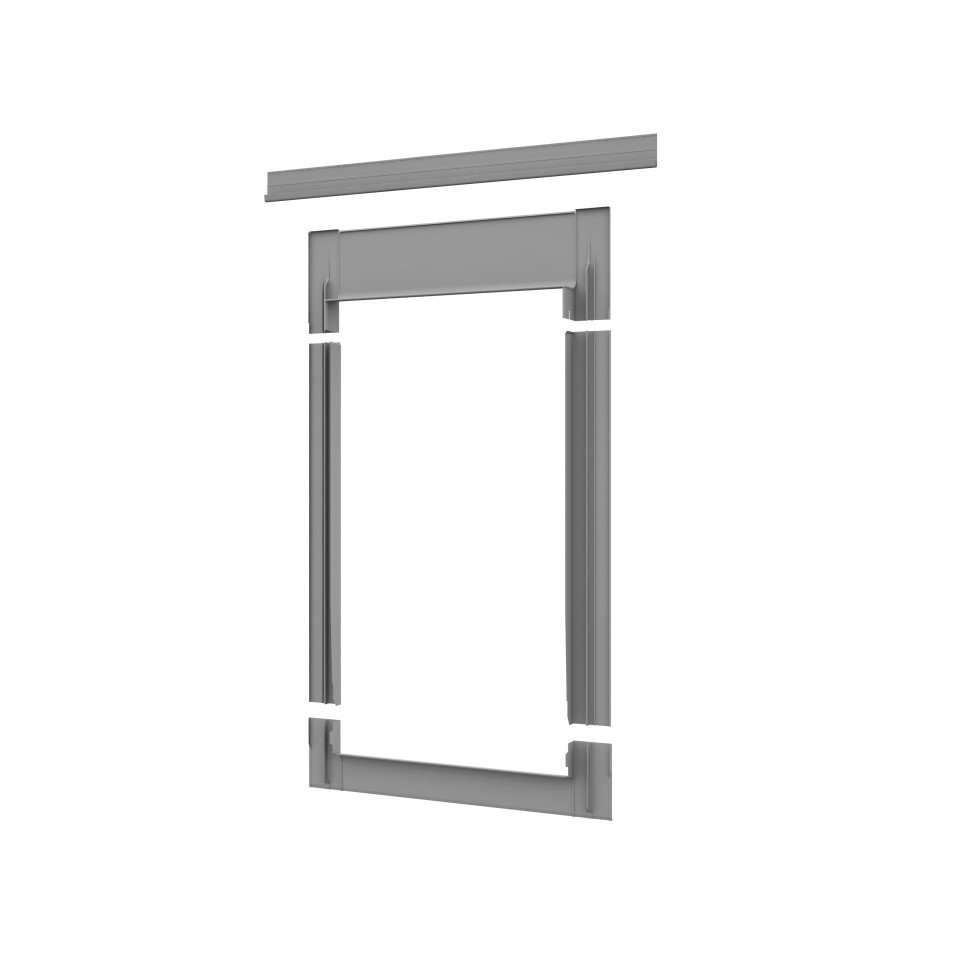 KLS U8A Оклад для плоской кровли до 16мм 134х140см Dakea купить в Санкт-Петербурге