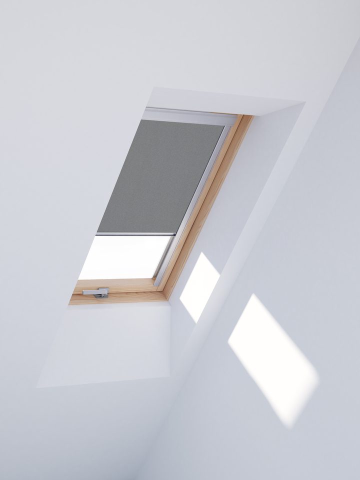 Штора затемняющая Contrio DUA S6A 4217 серый 114х118см купить в Санкт-Петербурге