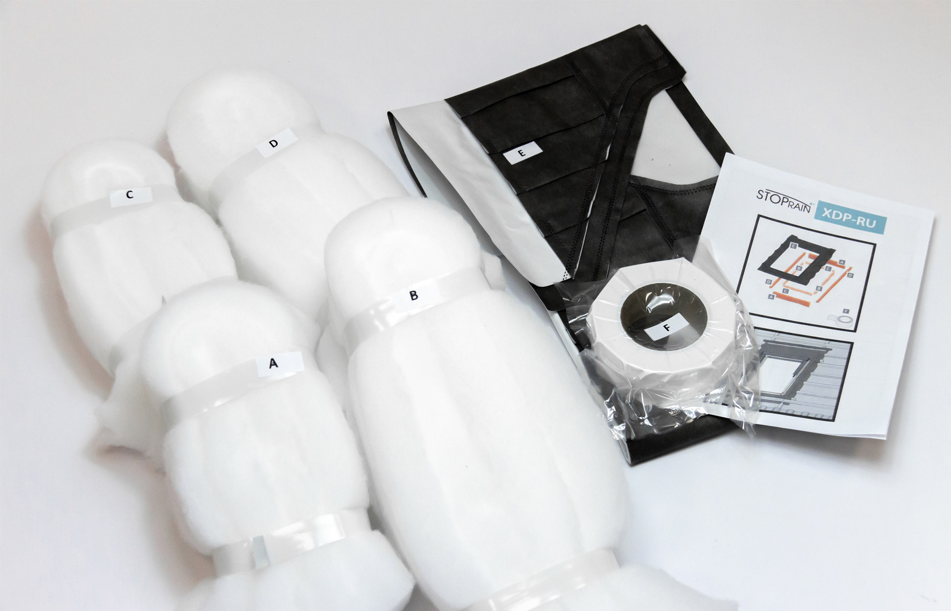 Гидроизоляционный фартук с холлофайбером XDP-RU 55х78см Fakro купить в Санкт-Петербурге