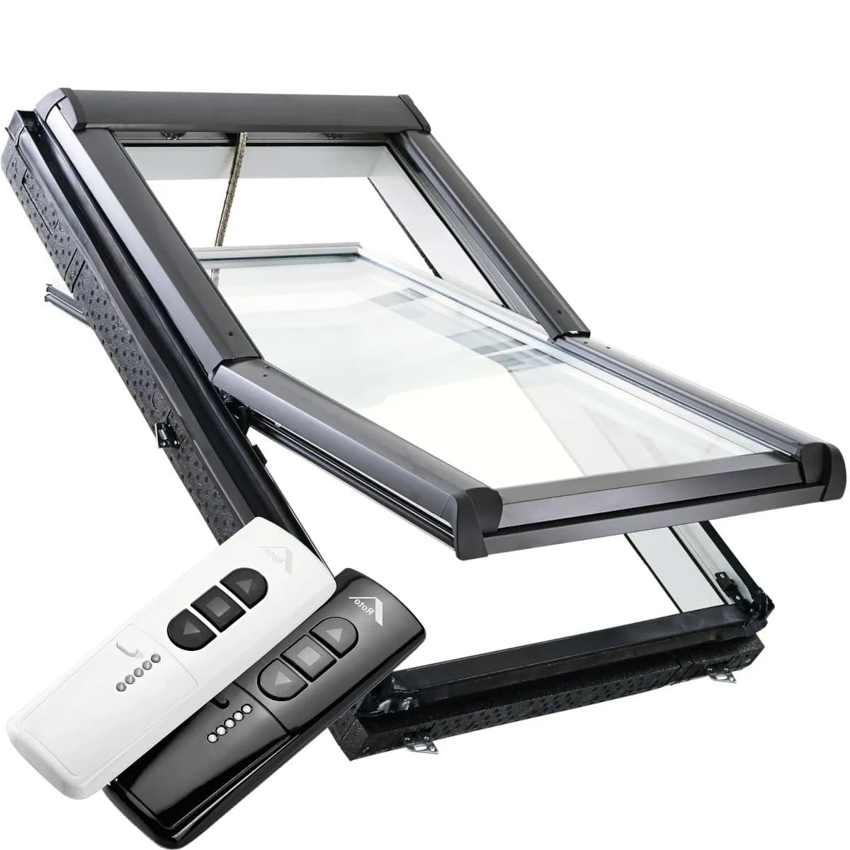 Окно мансардное R49_ 114/140 K2EF с электроприводом пластик двухкамерное Roto купить в Санкт-Петербурге