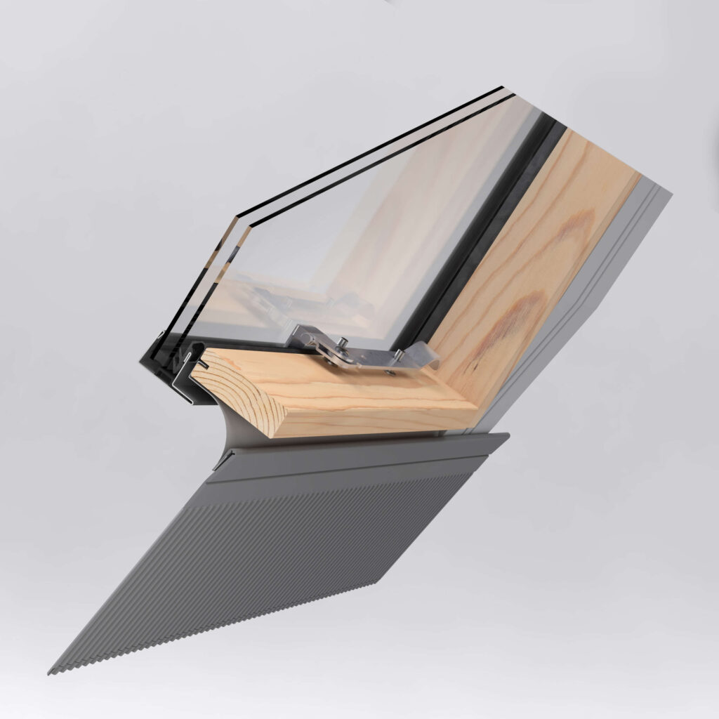 FE 4573 В400 Люк для холодной кровли с окладом Rooflite 45х73см купить в Санкт-Петербурге