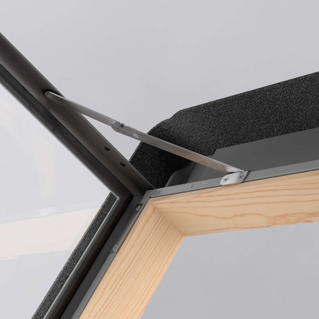 FE 4573 K400U Люк для холодной кровли с окладом, гидроизоляцией и ограничителем Rooflite 45х73см купить в Санкт-Петербурге