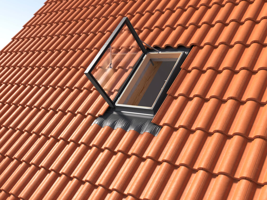 FE 4573 K400U Люк для холодной кровли с окладом, гидроизоляцией и ограничителем Rooflite 45х73см купить в Санкт-Петербурге