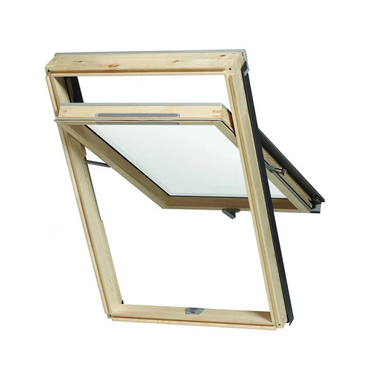 Окно однокамерное (ручка снизу) MOE B1000 M4A 78x98см Rooflite купить в Санкт-Петербурге