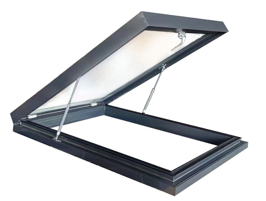 Окно мансардное алюминиевое 98х118 с ручным открыванием (ручка снизу) купить в Санкт-Петербурге