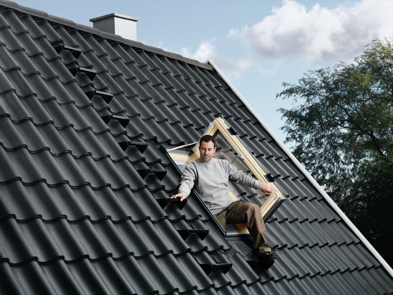 Эксплуатационный выход на крышу Velux (Велюкс) 66х118 см купить в Санкт-Петербурге