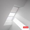 Затемняющая штора-плиссе Дуо DFD 1025/1016 белая МК04 78*98 Velux купить в Санкт-Петербурге