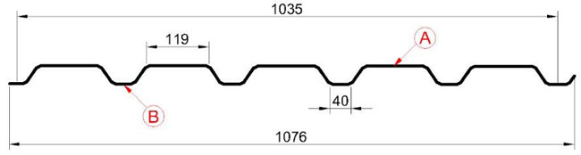 Профнастил С-44Ecosteel Matt купить в Санкт-Петербурге