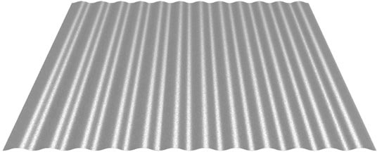Профнастил МП18 оцинкованный 0.45мм купить в Санкт-Петербурге