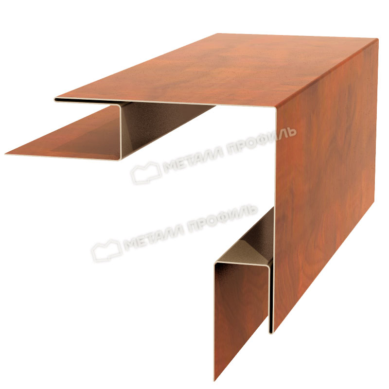 Планка угла наружного сложного 75x75x3000мм PE 0,45мм купить в Санкт-Петербурге