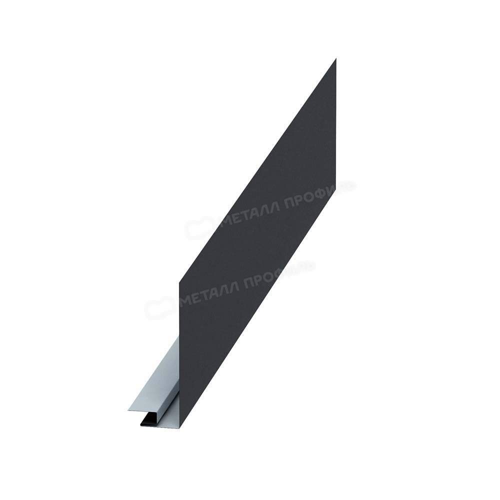 Планка карнизного свеса сложная 250х50х2000мм PE 0,45мм купить в Санкт-Петербурге
