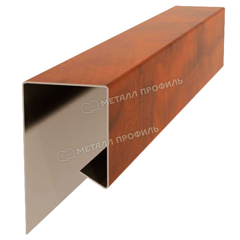 Планка J-профиль Woodstock 25x30x3000мм Ecosteel, Ecosteel Matt, Ecosteel Textur купить в Санкт-Петербурге