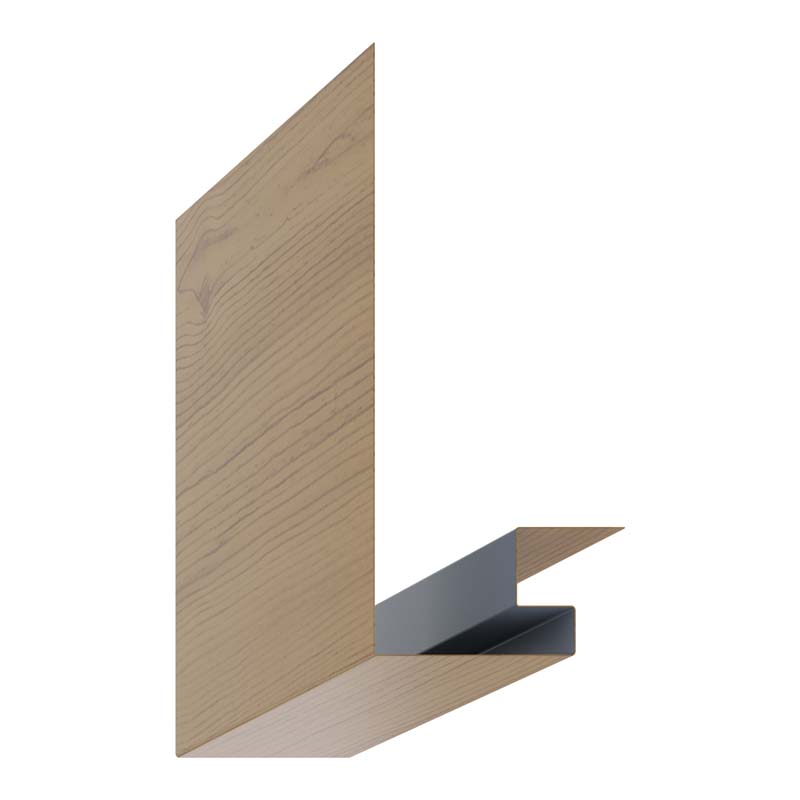 Планка откоса сложная 3D Woodstock 230x75x3000мм Ecosteel, Ecosteel Matt, Ecosteel Textur купить в Санкт-Петербурге