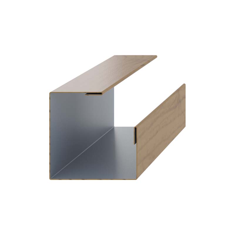 Планка угла внутреннего сборная нижняя Woodstock 50x30x3000мм Ecosteel, Ecosteel Matt, Ecosteel Textur купить в Санкт-Петербурге