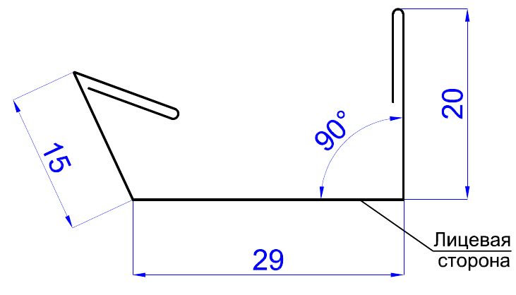 Планка начальная сайдинга Woodstock 12x15x3000мм Ecosteel, Ecosteel Matt, Ecosteel Textur купить в Санкт-Петербурге