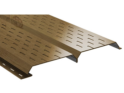 Софит Lбрус перфорированный Ecosteel Textur купить в Санкт-Петербурге