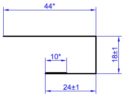 Планка J-профиль24х18х3000мм NormanMP только для Санкт-Петербурга купить в Санкт-Петербурге