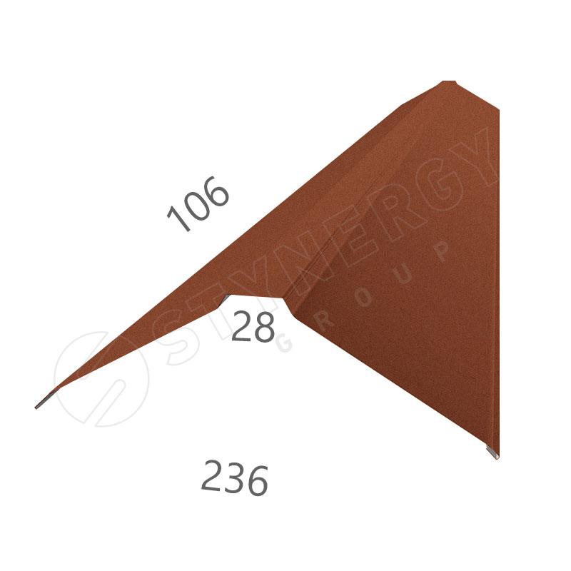 Конек плоский фигурный Стальной Кашемир® / Кашемир матовый купить в Санкт-Петербурге