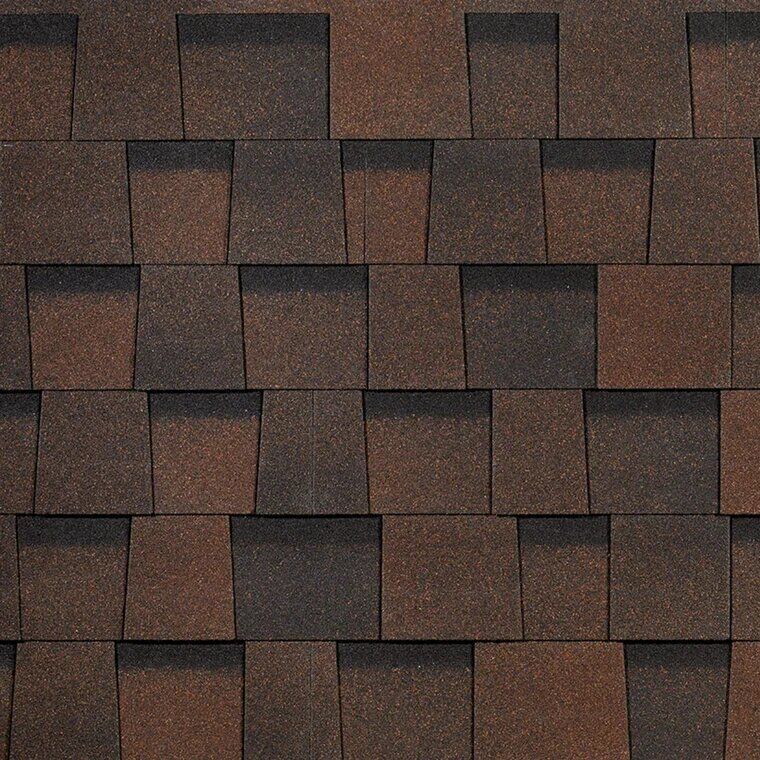 Ламинированная черепица Docke Dragon Standard, темно-коричневый купить в Санкт-Петербурге