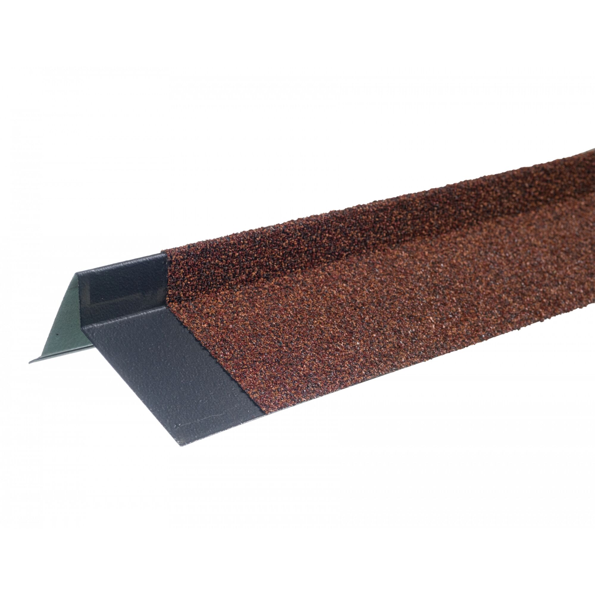 Планка торцевая левая с гранулятом ТехноНиколь терракотовый 1250мм купить в Санкт-Петербурге