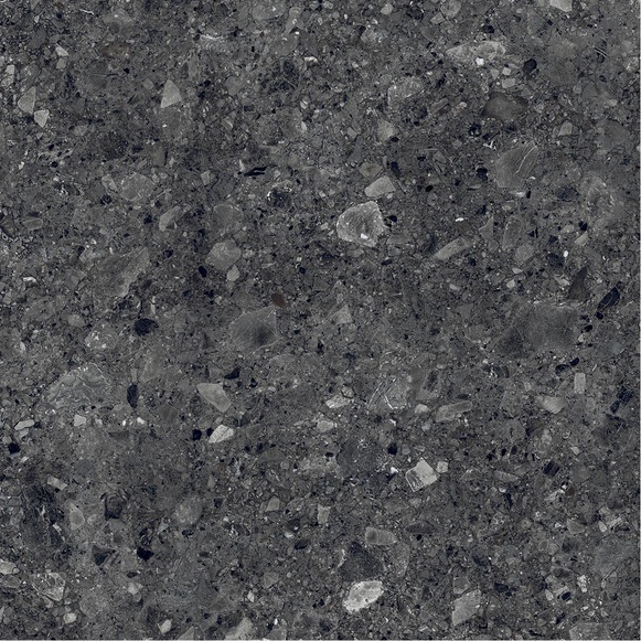 Плитка напольная керамогранит Stone Terrazio nero 60х60х2см антислип 2шт/0.72м2/уп Alpas Cera купить в Санкт-Петербурге