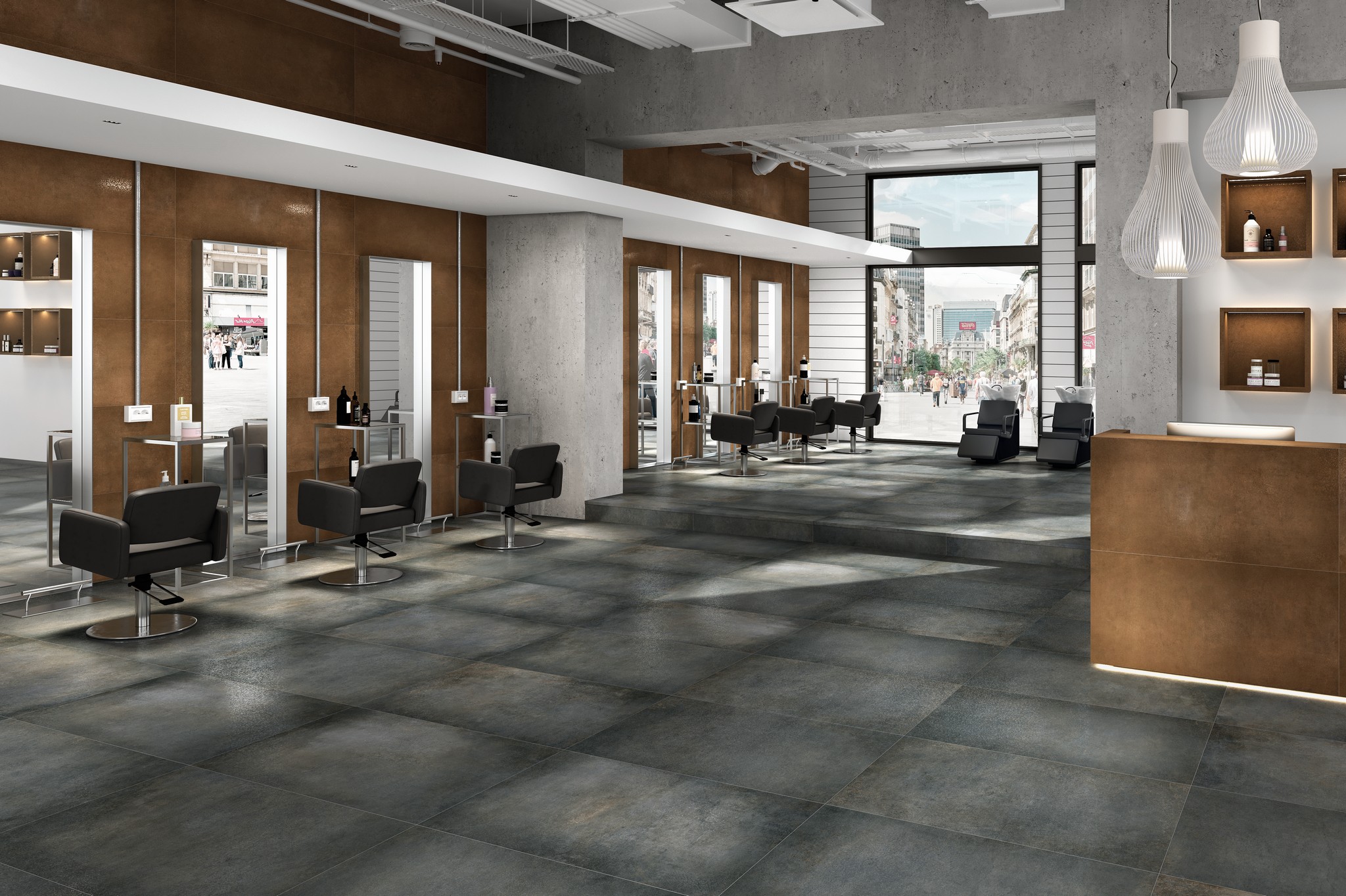 Плитка напольная клинкерная Cosmos Steel С1 60х120х0.92см матовая 2шт/1.44м2/уп Exagres купить в Санкт-Петербурге