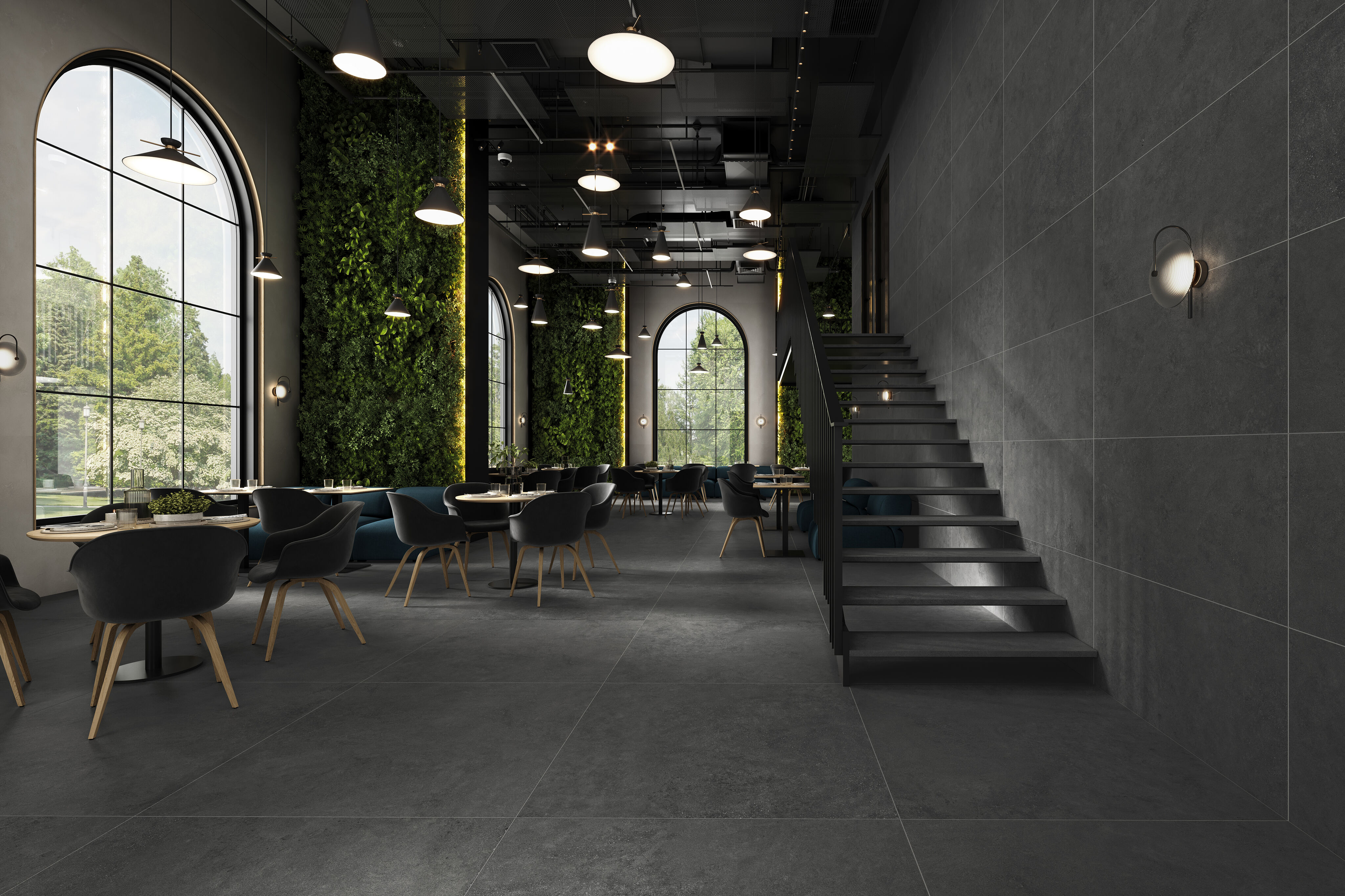 Ступень угловая Cartabon Florentino Essenza Grafite С3 33х33х1.4см антислип 1шт/уп Exagres купить в Санкт-Петербурге