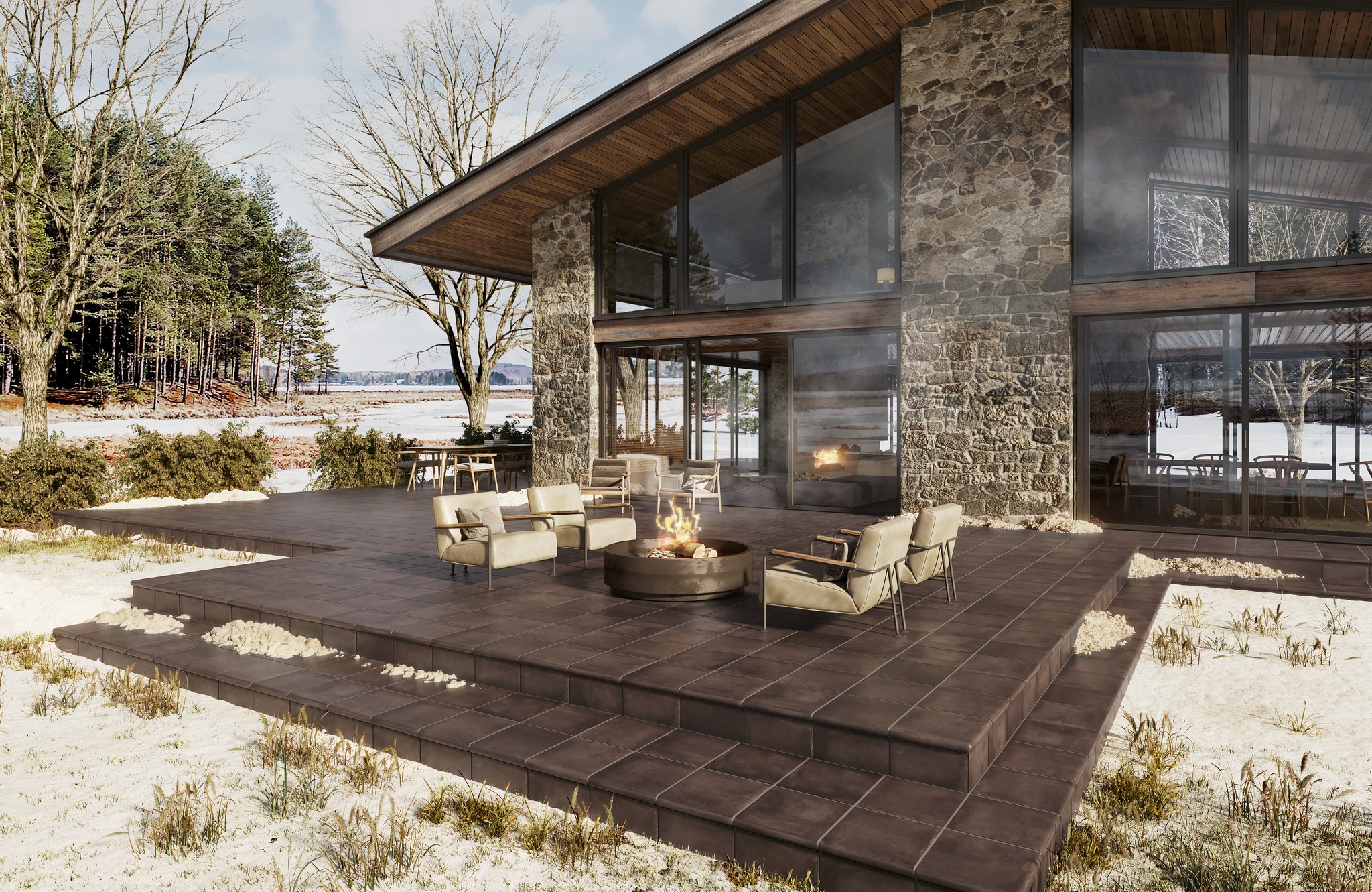 Ступень фронтальная Peldano Florentino Portland Fondant 33х33х1.3 антислип Exagres купить в Санкт-Петербурге