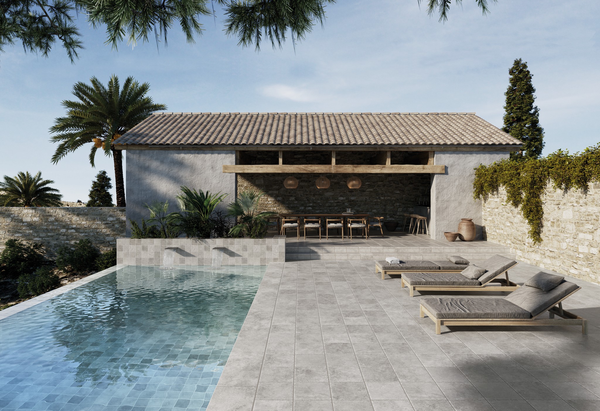 Плитка напольная Provenza Grigio 33х33х1 антислип 9шт/упак Exagres купить в Санкт-Петербурге