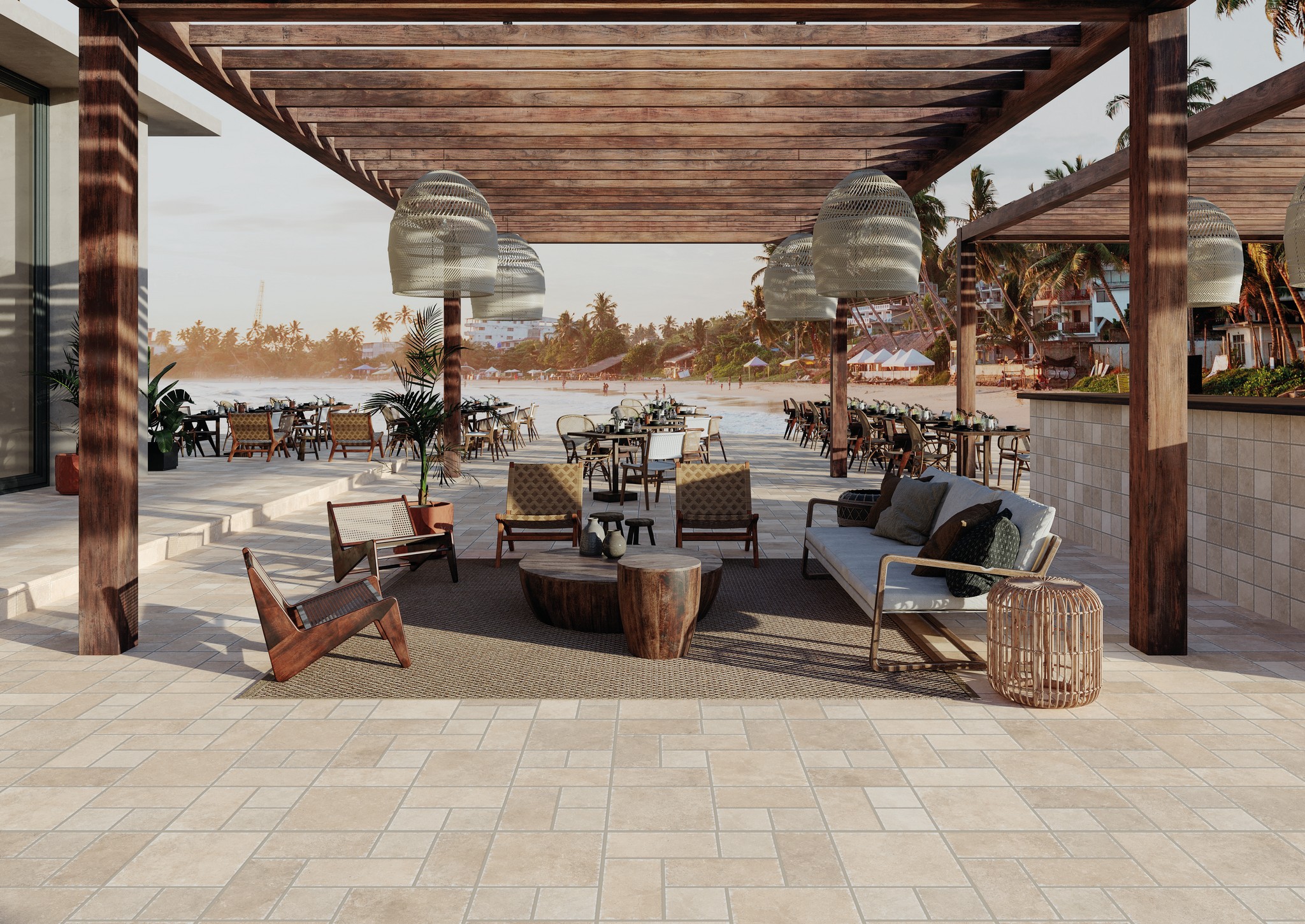 Ступень фронтальная Peldano Recto Provenza Navona R12 33х33х1.2 антислип 4шт/упак Exagres купить в Санкт-Петербурге