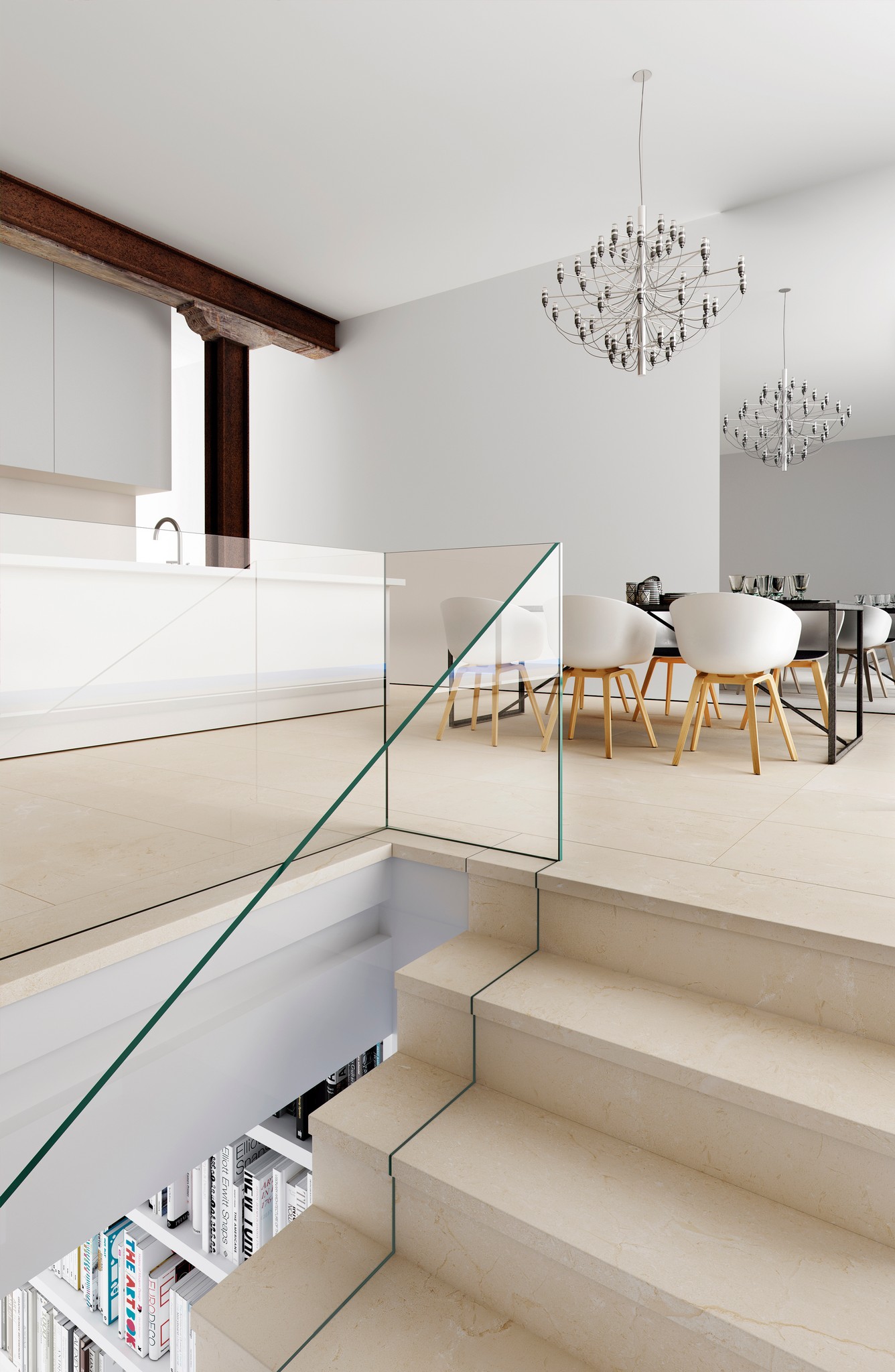 Ступень фронтальная Peldano Florentino Marbles Crema Marfil 33х120х1.2 матовая Exagres купить в Санкт-Петербурге