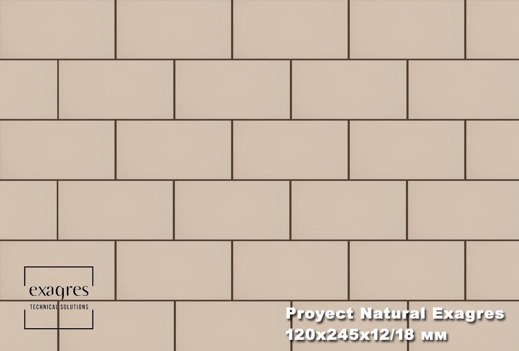 Плитка тротуарная Proyect Natural Base 12х24.5х1.8 антислип 18шт/упак Exagres купить в Санкт-Петербурге