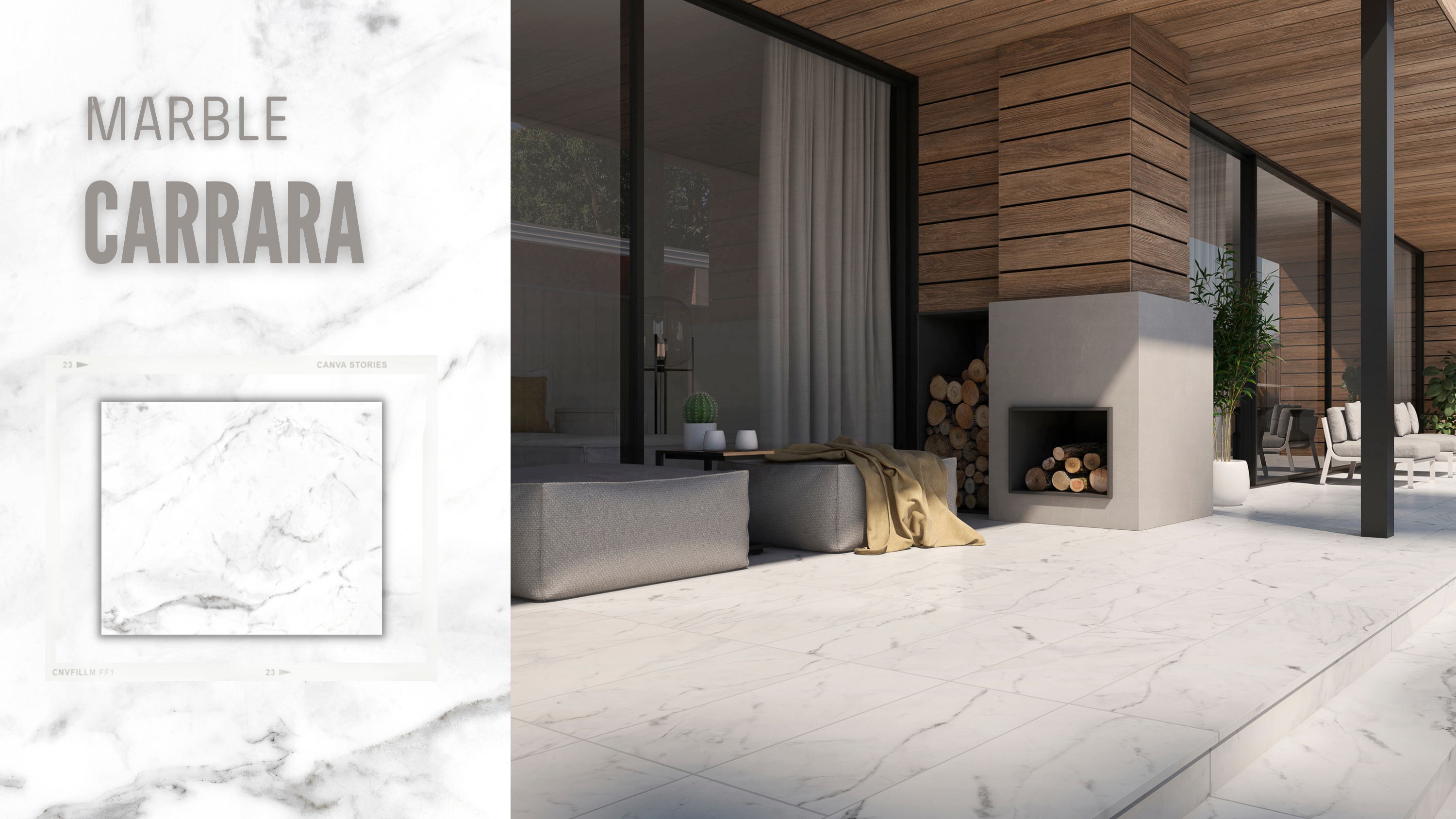 Ступень фронтальная Peldano Marble Carrara Blanco 33х120х1.4 матовая Gres de Aragon купить в Санкт-Петербурге