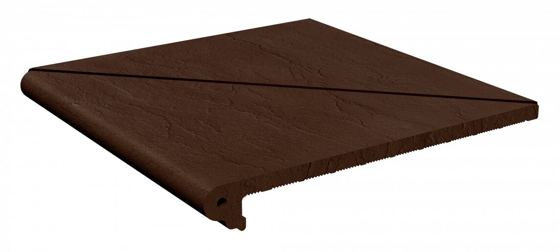 Ступень угловая Скала Шоколад накат 33х33х1.4см антислип (составная 2 части) MARKAСТРОЙ купить в Санкт-Петербурге