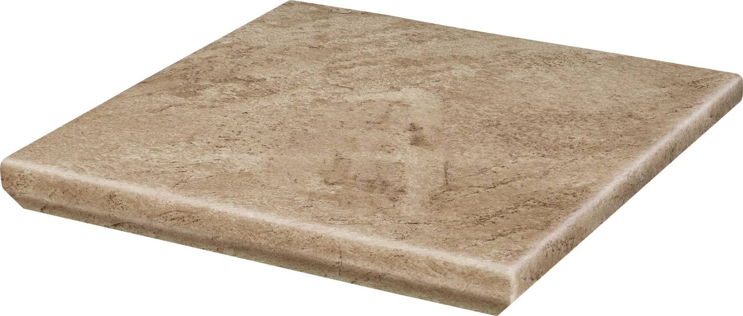 Ступень угловая с капиносом Mattone Pietra Ochra 330х330 Paradyz купить в Санкт-Петербурге