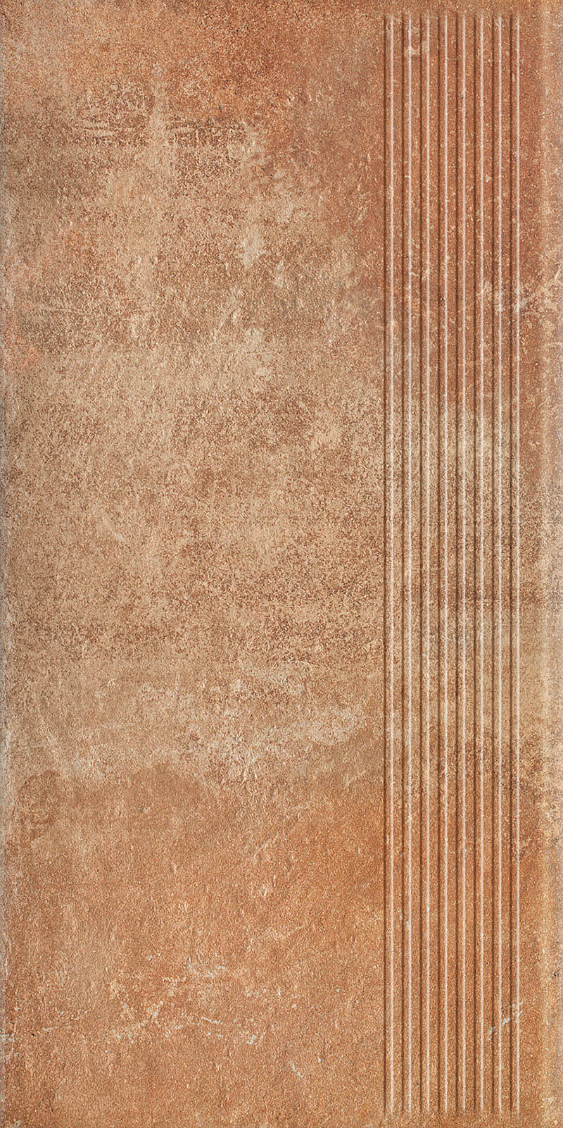 Ступень без капиноса с насечками Scandiano rosso структурная 300х600х8.5мм Paradyz 8шт/уп купить в Санкт-Петербурге