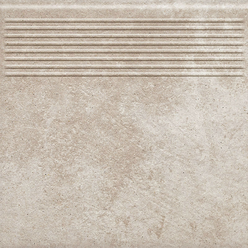 Ступень без капиноса с насечками Viano beige структурная 300х300х8.5мм Paradyz 13шт/уп купить в Санкт-Петербурге