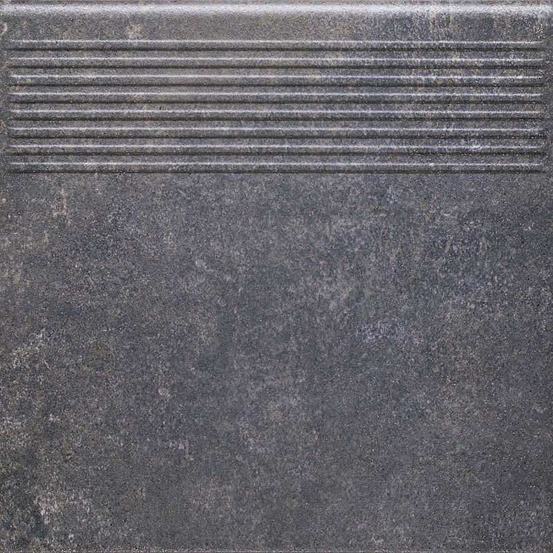 Ступень без капиноса с насечками Viano antracite структурная 300х300х8.5мм Paradyz 13шт/уп купить в Санкт-Петербурге