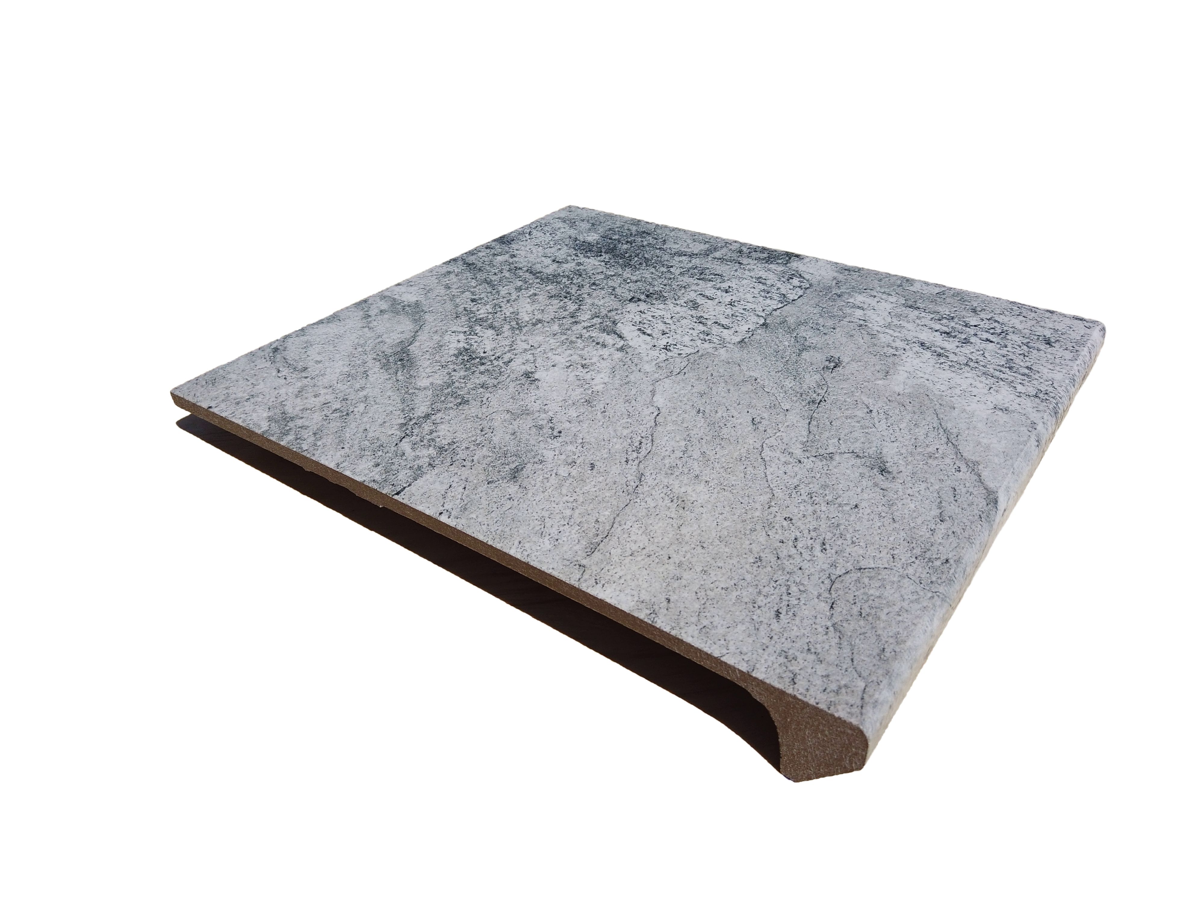 Ступень простая с капиносом гладкая Mattone Pietra GRAFIT купить в Санкт-Петербурге